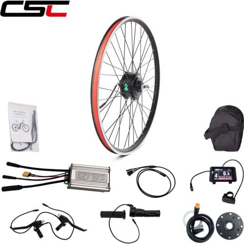 EBIKE Conversion Kit waterproof motor rear wheel 36V 500W Electric Bicycle For 20 24 26 27.5 28 29inch 700C bike