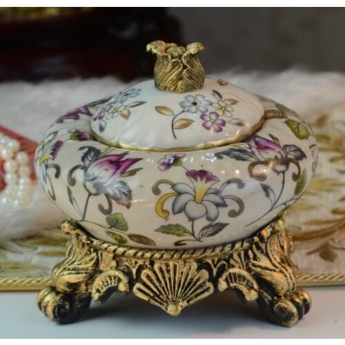 Cracked porcelain Living Cerami Resin ashtray Hotel KTV club Home Furnishing advertising custom features retro ornaments ashtray