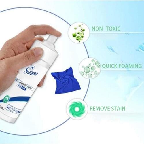 50/150ML Multifunction Down Jacket Wash-free Spray Waterless Clothing Cleansing Foam Glass Clothes Dry Cleaning Quilt Stains Hot