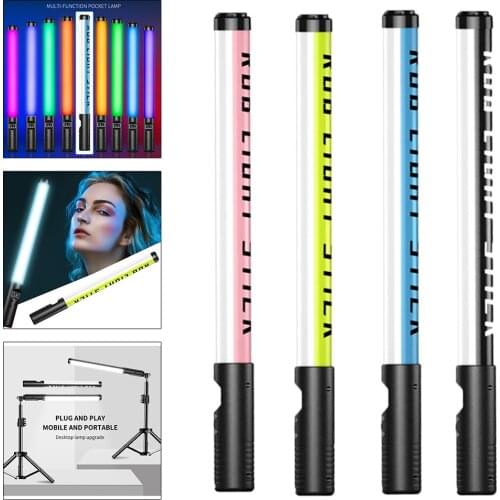 RGB LED Fill Light Wand Flash Tube Lights Stick Wedding Photography Lighting