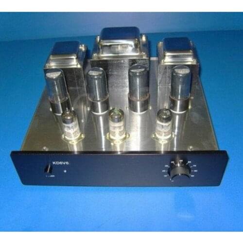 6V6 tube push-pull amplifier, 12.5W+12.5W(8Ω), frequency response 5Hz-75KHz(-2dB), signal-to-noise ratio ≥80dB(A)