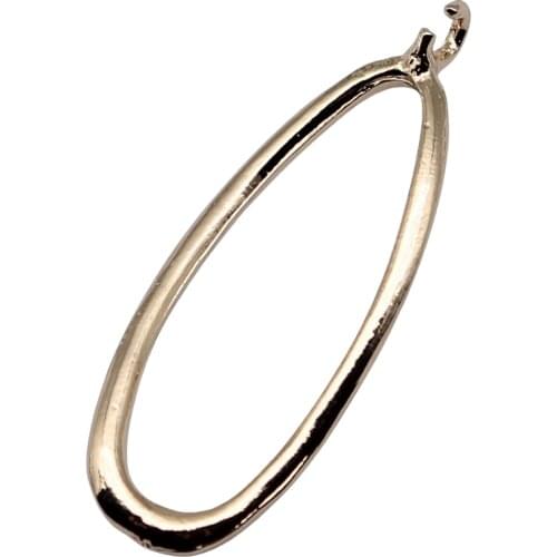 WYSIWYG 2pcs Jewelry Making DIY Handmade Craft Charms High Quality KC Gold Color 16x44mm Geometric Pendant For Earring Making