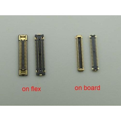 1pc For samsung galaxy A30 A305 A40 A405 A50 A505 A50S A507 LCD FPC Screen Display Connector On Flex on mother board 40pin