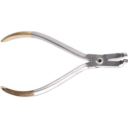 Dental Posterior Teeth Bracket Removing Pliers Cutting Adhesive Part Stainless Steel Dental Orthodontic Forceps Tool for Dentist