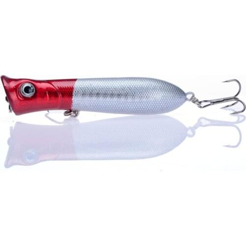1PCS Minnow Fishing Lure 80mm 12g Topwater Hard Bait Wobbler Jig Bait Crankbait Carp Striped bass Pesca Fishing tackle SwimBait