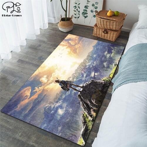 Anime carpet kids room soccer rug field parlor bedroom living room floor mats children large rugs home mat