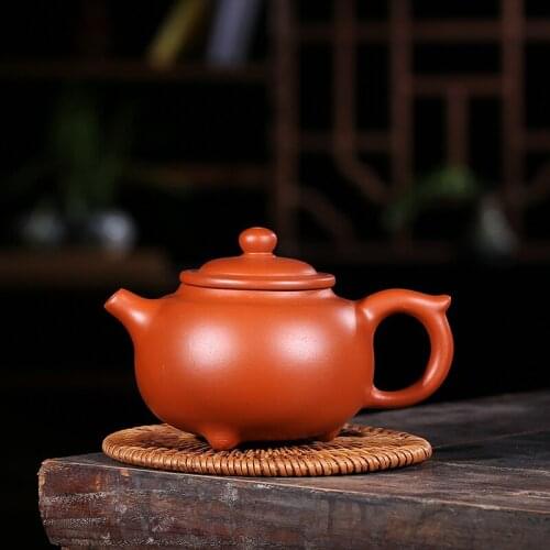 Premium 250ml Purple Clay teapot Arts,Handmade Yixing Zisha Boccaro Kongfu Pottery Filter Infuser teaset Collection gifts