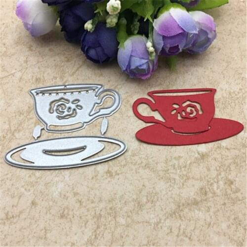 Teapot Teacup Metal Cutting Dies Stencils for DIY Scrapbooking/photo album Decorative Embossing DIY Paper Cards