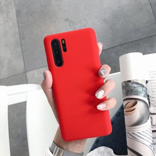 For Huawei P30 Pro P30 Lite Case Ultra-thin Soft TPU Cover For Huawei P30 Lite / Nova 4e Full Protection Silicone Matte Cases