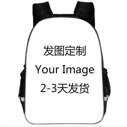 Customize Your Logo Name Image Children School Bags Orthopedic Backpack Kids Boys Girls Mochila Infantil Catoon Bags