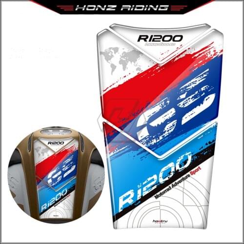 For BMW R1200GS Adventure LC 2014 2015 2016 2017 2018 Motorcycle Tank Pad Protector 3D Resin