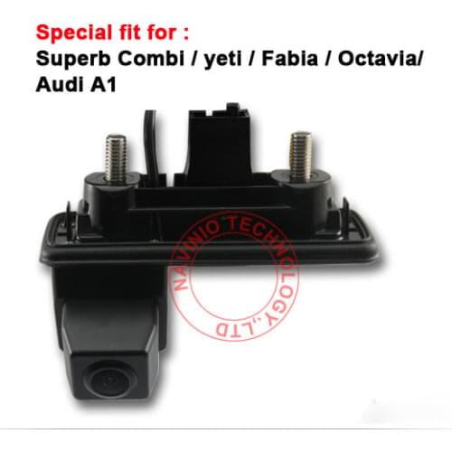 For CCD Superb Combl Yesti Fabia Octavia Audi A1 Car Back Parking rear view Camera Trunk handle waterproof
