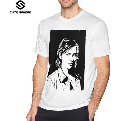 The Last Of Us Ellie T Shirt The Last Of Us Part II Ellie T-Shirt 100 Cotton Short Sleeve Tee Shirt Tshirt
