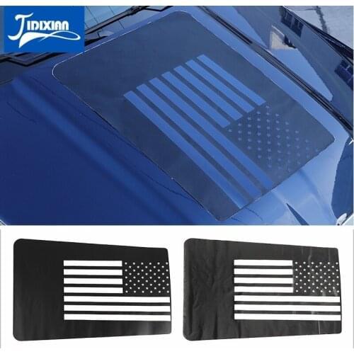 JIDIXIAN Car Body Hood Engine Door Decoration Decal Stickers for Dodge RAM 2010-2020 Exterior Accessories