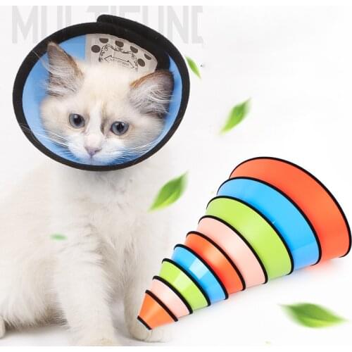 Elizabeth Cat Detachable Collars Fashion Anti-Scratch the Goods Prevent Licking Collar Vintage for Kittens Accesories Cats