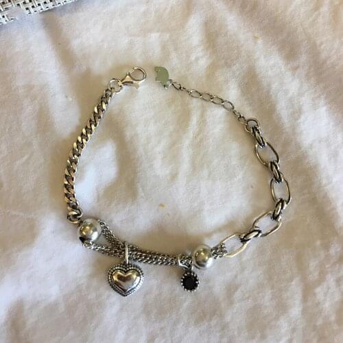 Miuoxion Wholesale Vintage Love Bracelet Personality Simple Hip Hop Jewelry For Women Feature Namour Charm Gift All Seasons