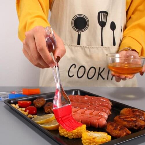 Multifunctional Silicone Oil Brush Barbecue Basting Pastry Brush With Handle Baking BBQ Tools For BBQ Kitchen Accessories