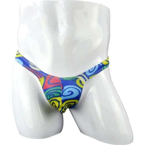 Mens Low-Waisted Sexy Underwear Male Panties Transparent T-back Sexy Lingerie Temptation Thongs Sissy Jockstrap Briefs Hot