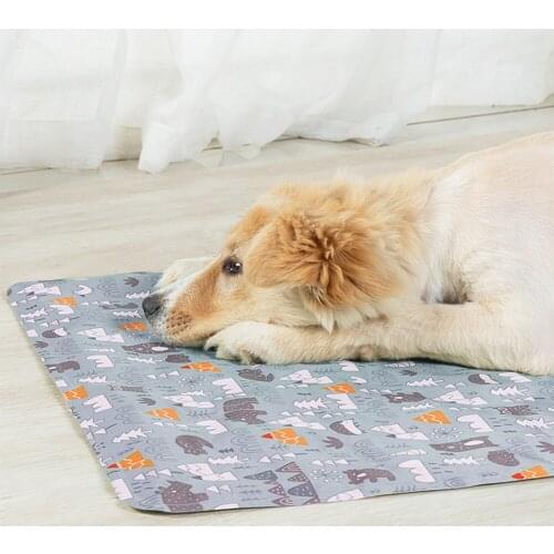 Dog Bed Soft Dog Mat Cooling Summer Pad Mat For Pet Blanket Sofa Breathable Dog Bed Summer Dogs Pet Supplies Cool Dog Sleeping
