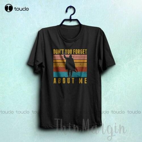 New The Breakfast Club Shirt Don'T You Forget About Me Distressed Design T-Shirt Men Short Sleeve Shirts
