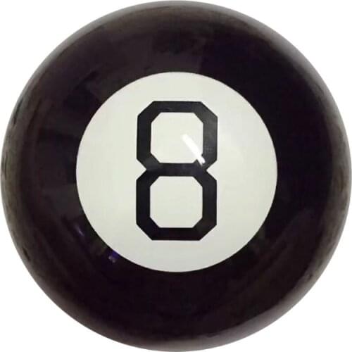 Black 8 Predict Ball Party Prop Gift for Kids Portable Fun Spherical Toy