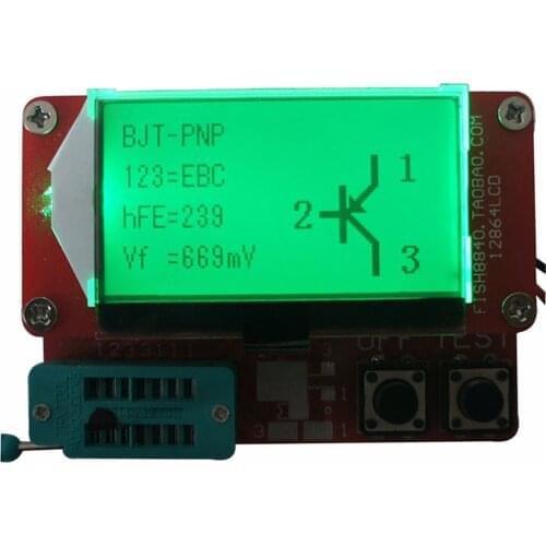LCD ​Mega328 ESR Meter Transistor Tester Diode Triode Capacitance MOS/PNP/NPN MOSFET Tester
