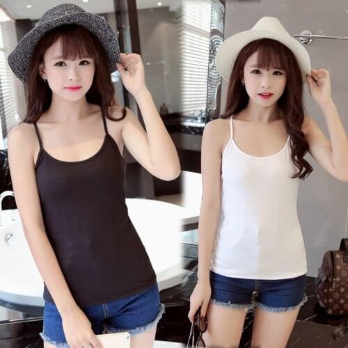 Women Adjustable Camisole Femme Strap Top Sexy Female Fashion Underwear Lingerie White