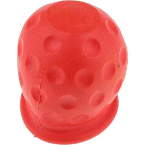 2pcs Tow Ball Towing Protective Cover for car, truck, trailer Yellow+Red