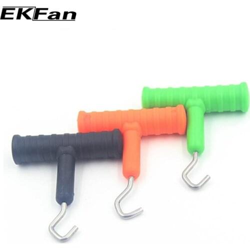 2Pcs Knot Puller Rig Making Tool Carp Fishing Knot Puller Tool Sea Fishing Hair Rig Tool Accessories Random Color