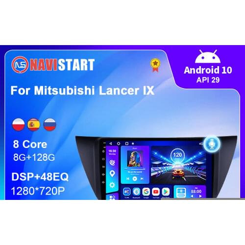 Car Radio for Mitsubishi Lancer Ix 2006-2010 Autoradio Android 10 Car Stereo Multimedia Player Automotive Sound Navigation GPS