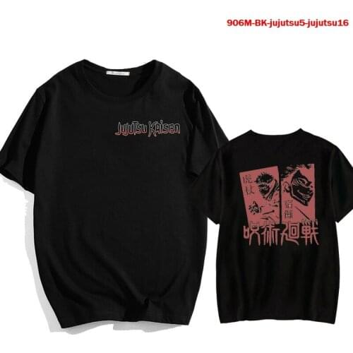 Camiseta Jujutsu Kaisen Anime Clothes Japanese Style Men T Shirt Graphic Tee Shirts for Women Streetwear Harajuku Teen Clothing