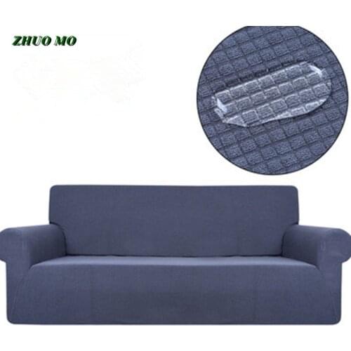 ZHUO MO waterproof sofa cover soft couch slipcovers plaid elastic spandex cloth home decoration for sofa plaid sofa cover
