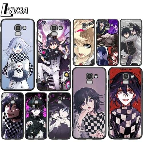 Danganronpa anime for Samsung Galaxy J2 J3 J4 Core J5 J6 J7 J8 Prime duo Plus 2018 2017 2016 Soft Black Phone Cover