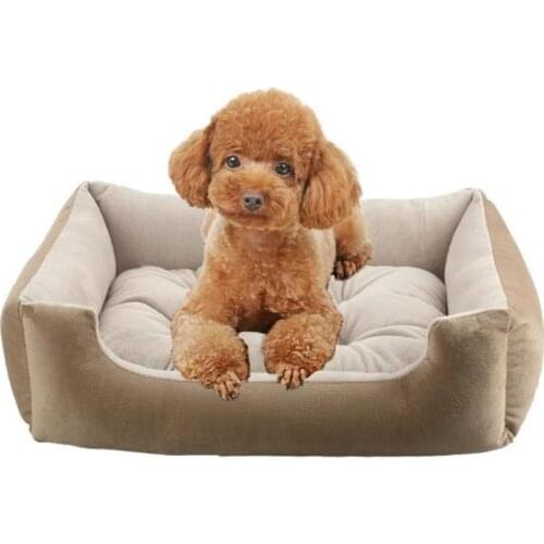 Print Pet Dog Cat Sofa Bed for Small Medium Dogs Cats Fashion French Bulldog Nest Pomeranian Pug Sleeping House PDCA955