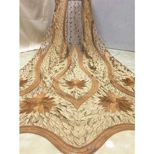 French net lace JRB-19180 latest Embroidered lace fabric with super quality for bridal dress
