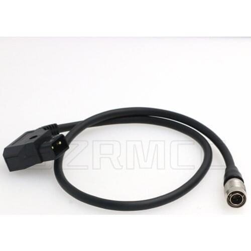 Hirose 4 pin Male to Anton Bauer D Tap Power Cable for Recorder Zoom F4 F8,Sound Devices 688 644 633