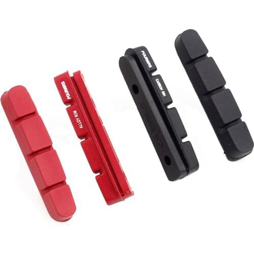 2pcs Fouriers Bike Brake Pads Shoes Carbon or Alloy Rims Bro Wheels Replacement V Caliper Brake Pad for SH or CP