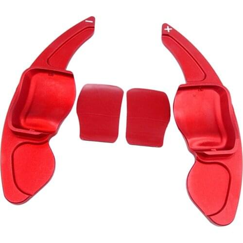 Red Car Shift Paddle for VW Golf Golf 5 R32 GTX/Gtis/GT-TSI 2Pack