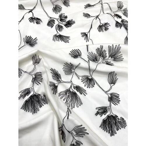 1 Yards 130CM Width Fashion Dress Top Quality Gorgeous Embroidered French Lace Fabric Bridal Lace Fabric