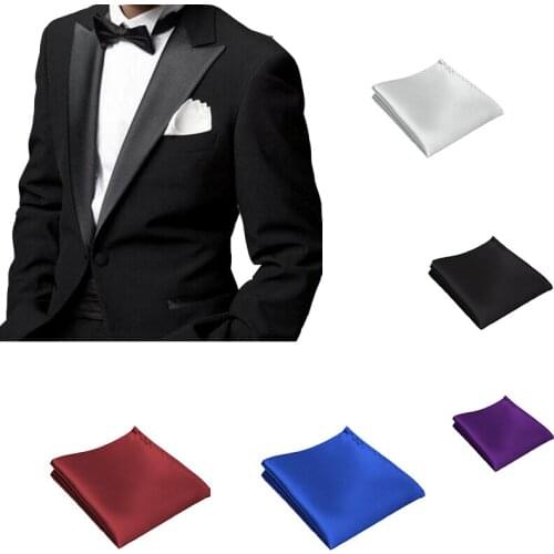MEN ADULT Handkerchief Formal Handkerchief Hankies Polyester Hanky Business Pocket Wedding Chest Towel CC48