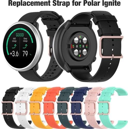 Soft Silicone Watch Strap Band For Polar Ignite Smart Watch Wristband Sport Waterproof Strap Bracelet Band Smart Accessories