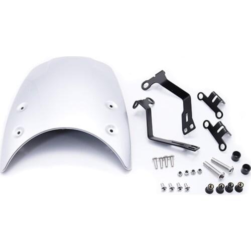 Silver Motorcycle Windshield Flyscreen Headlight fairing Cover For BMW R Nine T 2014-2019