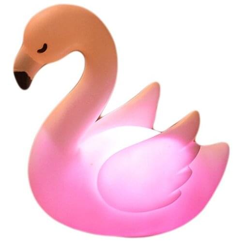 Pink Table LED Night Lights for Kids, Cute Animal Baby Night Light with Switch, Portable Night Lamps for Bedrooms Desktop