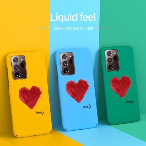 Ultra-thin Colorful Matte Hard PC Phone Case For Samsung Galaxy S20 S10 E 5G S9 S8 Note 20 10 9 8 Plus Luxury Cute Frosted Cover