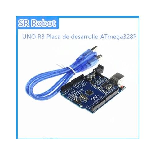 UNO R3 Placa de desarrollo ATmega328P CH340 CH340G para Arduino UNO R3 con Pin Header