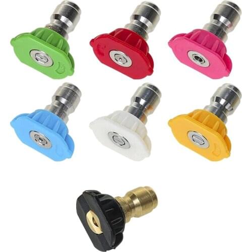 High Pressure Washer Accessories Kit, 7 Power Washer Spray Nozzle Tips,1/4 Inch 4500 Psi 7-Pack (2.5 Gpm)