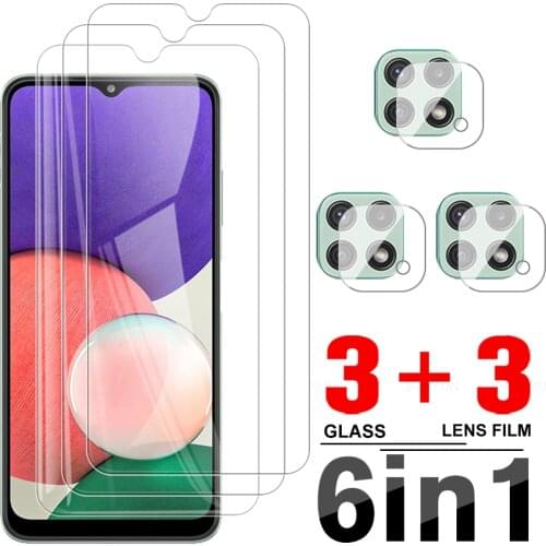 6in1 Screen Tempered Glass Protector For Samsung galaxy A22 A32 A42 A52 A72 samsun a 22 32 42 52 72 4G 5G Lens Protective Film
