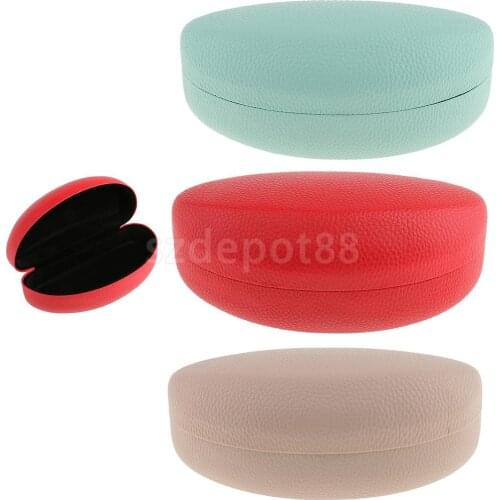 Large Sunglasses Storage Hard Case Reading Spectacle Eyeglass Eyewear Box Eye Glasses Pouch - Durable Metal Protective Holder