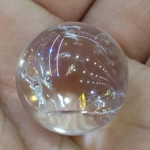 1pcs 20mm Clear Natural Quartz Crystal Sphere Balls Sphere Crystal Ball Home Decoration Craft