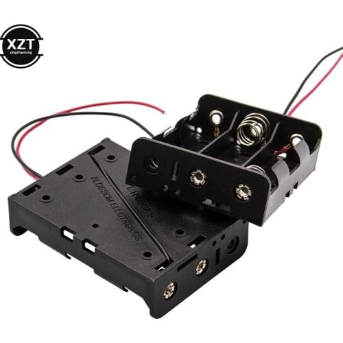 18650 Battery Wired Case Holder 3x 4x DIY Storage Box Wire Lead Pin Plastic Housing 3.7V Power 18650 Rechargeable With 3 4 Slots